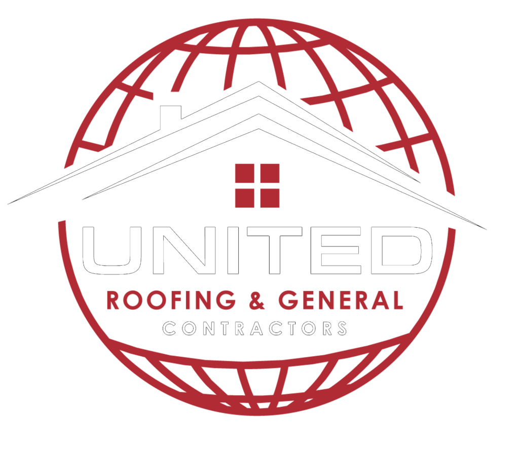 United Roofing And General Contractors Logo White