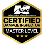 haag certification for united roofing and general contractors